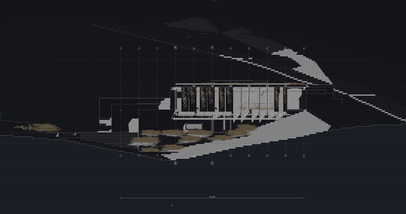 Dam Wall Building, Buffelsdrift — render study
